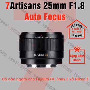 7Artisans 25mm F1.8 Lite AF – Lens góc rộng đa dụng