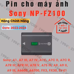 Pin cho máy ảnh Sony NP-FZ100 DATE 2023 – 2024