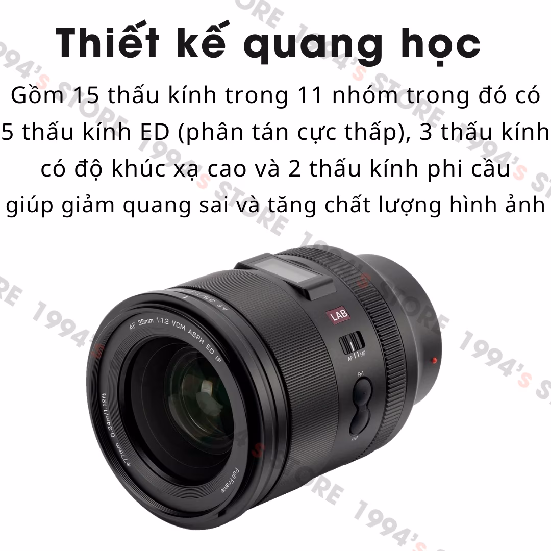 Viltrox AF 35mm F1.2 LAB – Lens đa dụng xóa phông mù mịt dành cho Full-Frame