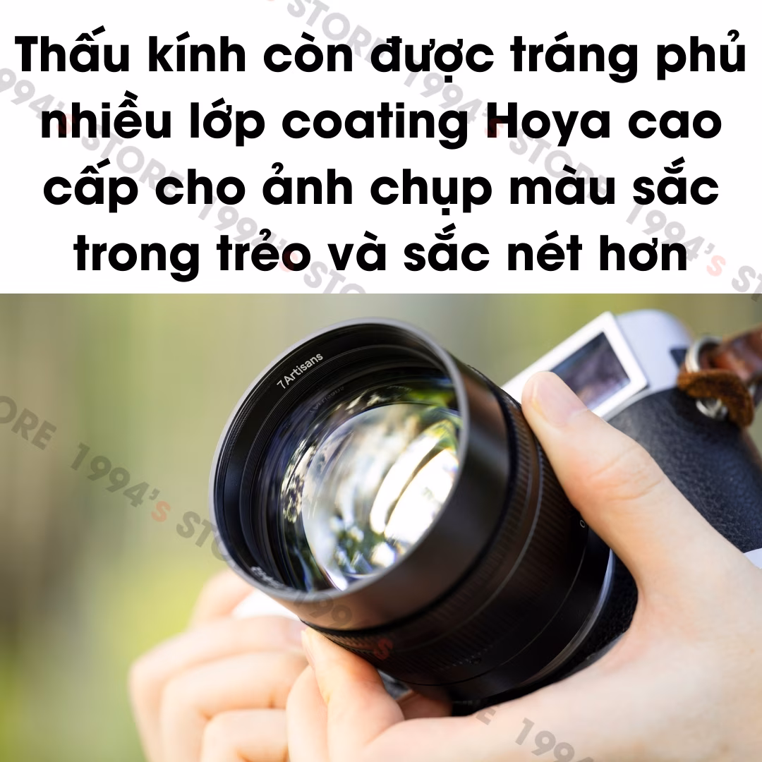 7Artisans 75mm F1.25 II siêu chân dung xóa phông cho Leica M