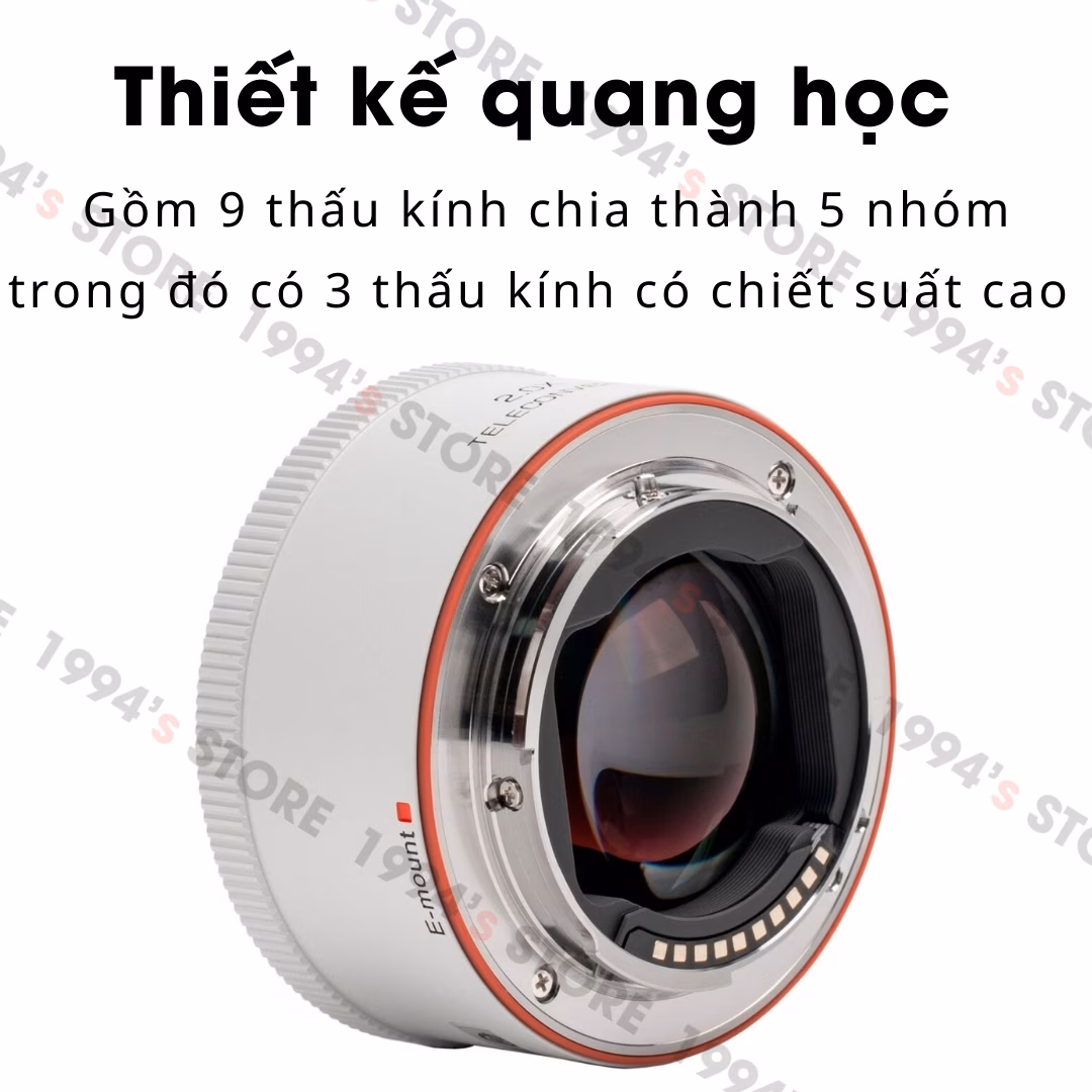 Ngàm chuyển Viltrox TELECONVERTER 2.0X giúp nhân đôi tiêu cự