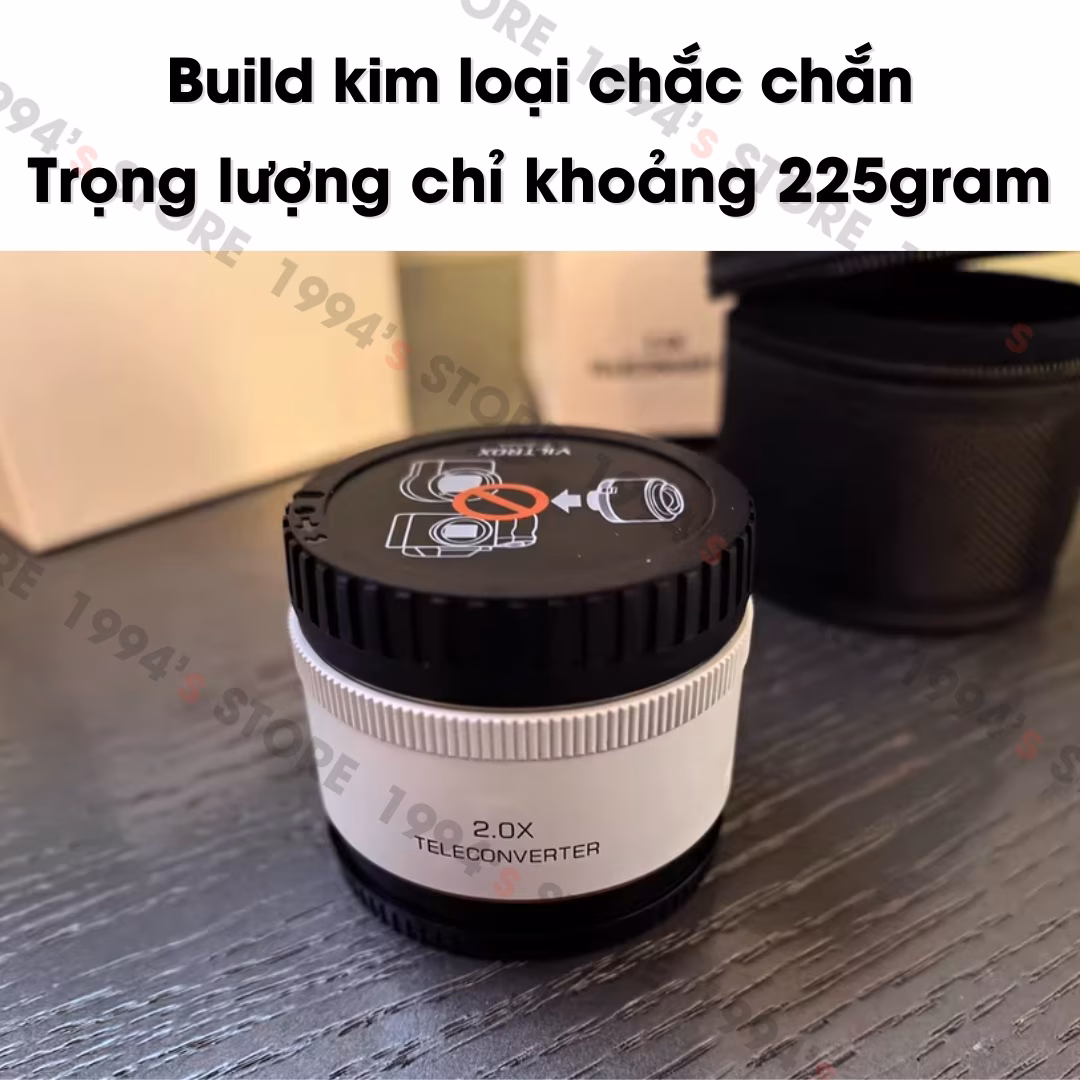 Ngàm chuyển Viltrox TELECONVERTER 2.0X giúp nhân đôi tiêu cự