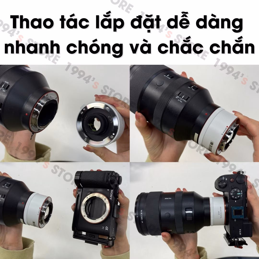 Ngàm chuyển Viltrox TELECONVERTER 2.0X giúp nhân đôi tiêu cự