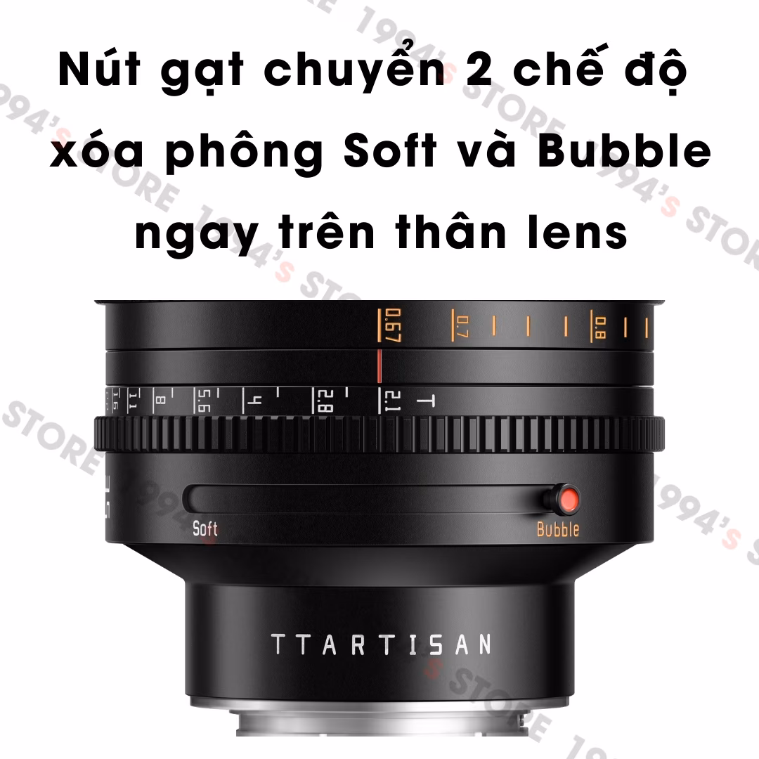 TTArtisan 85mm T2.1 Dual-Bokeh Cine Lens – FullFrame