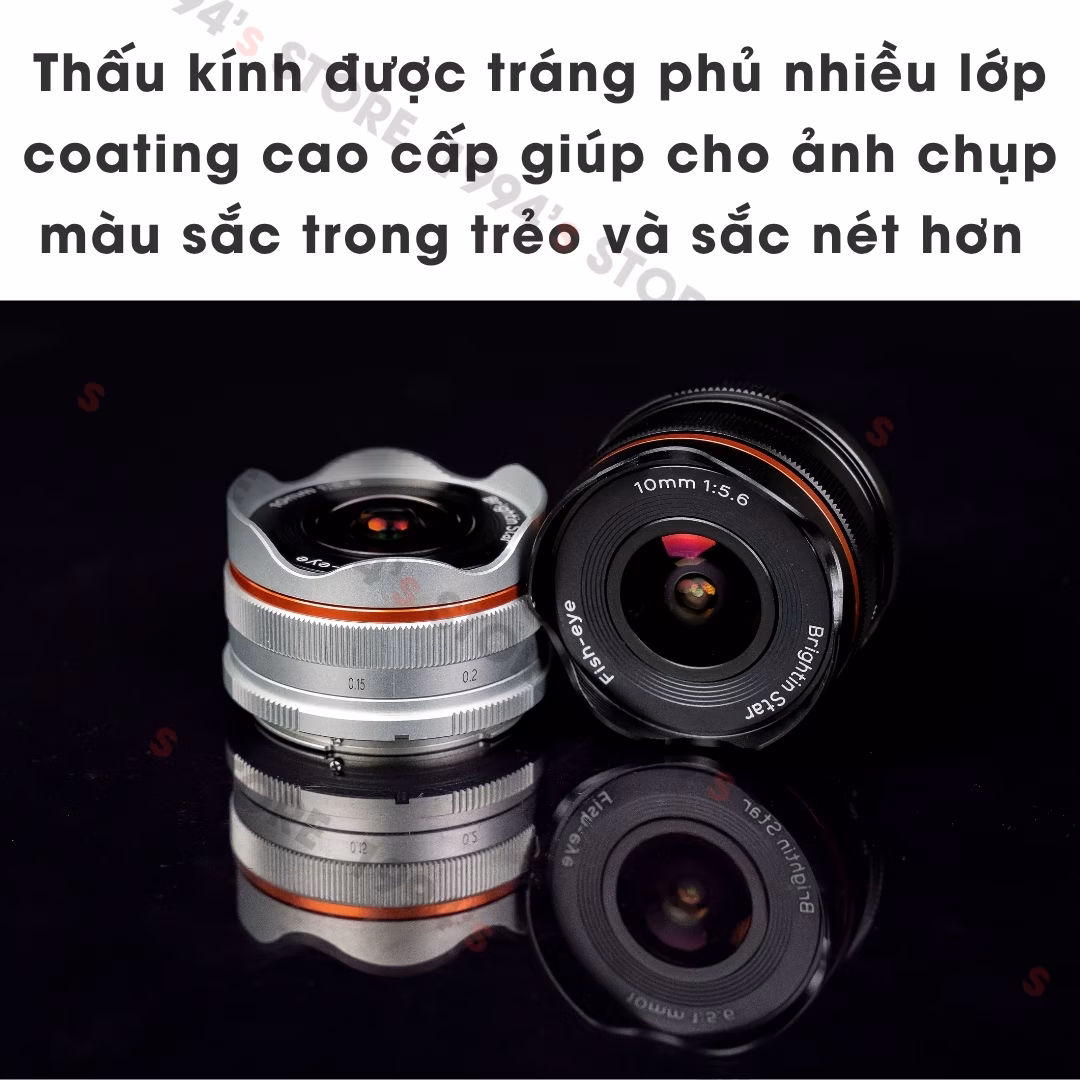 Brightin Star 10mm F5.6 – Lens siêu rộng nhỏ gọn