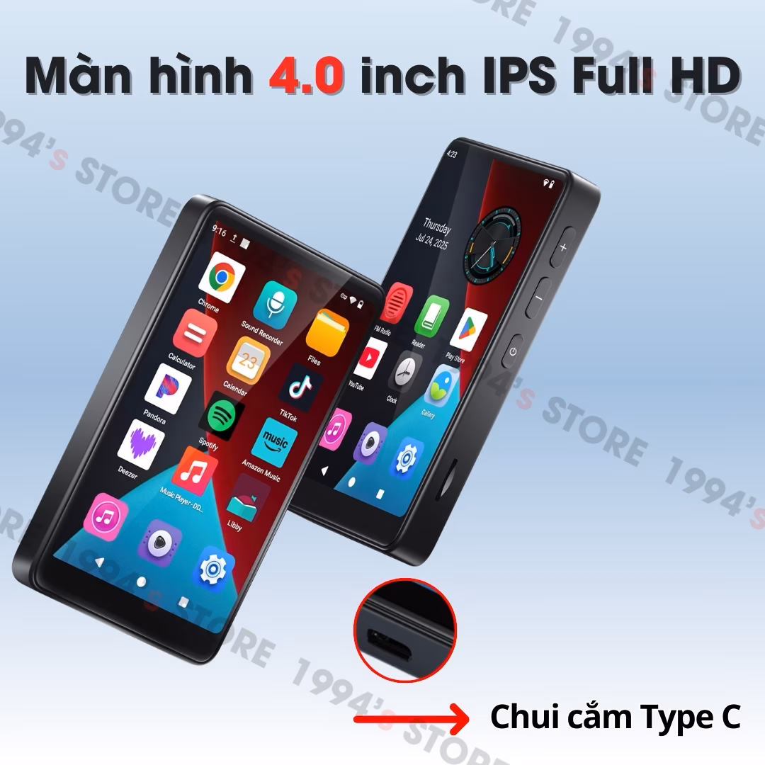 Máy Nghe Nhạc Android 14 Ruizu D65