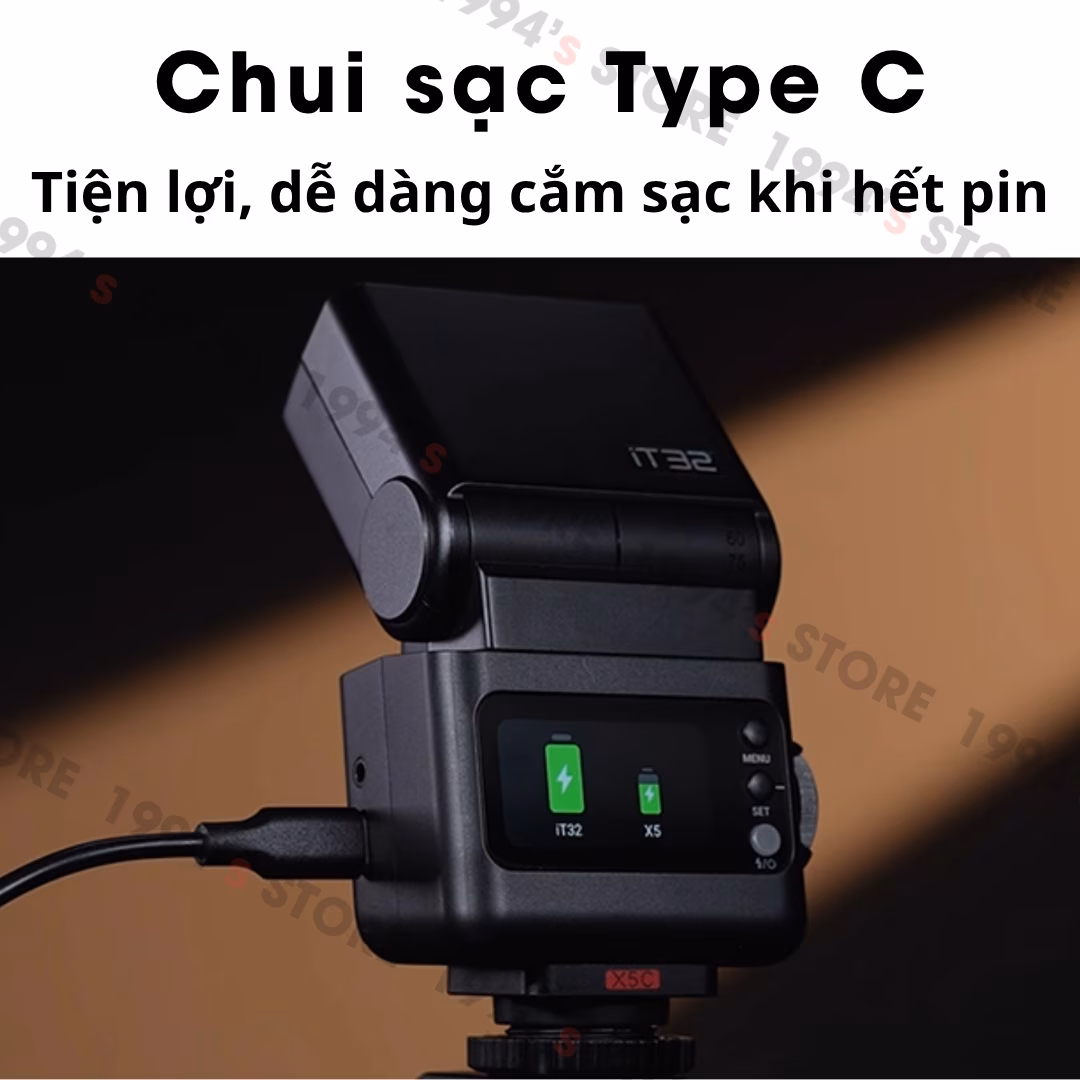 Đèn Flash Godox iT32 và Godox X5