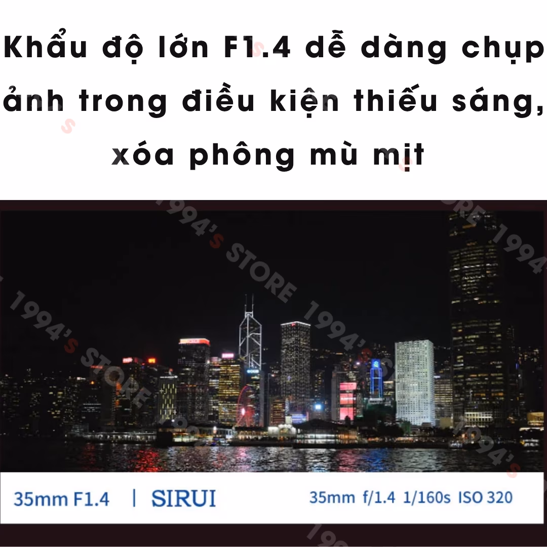 Sirui AURORA 35mm F1.4 Auto Focus – Lens đa dụng cho Full-Frame