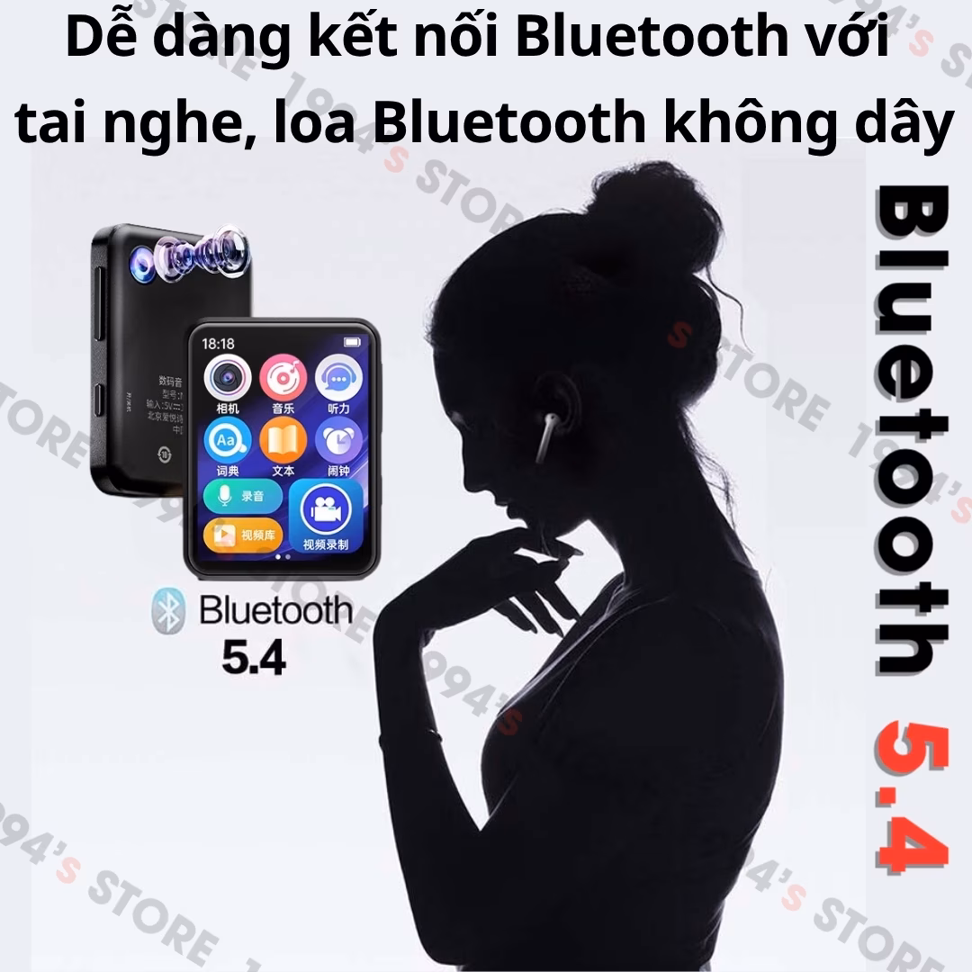 Máy nghe nhạc Benjie H9 Máy nghe nhạc có camera để quay phim chụp ảnh