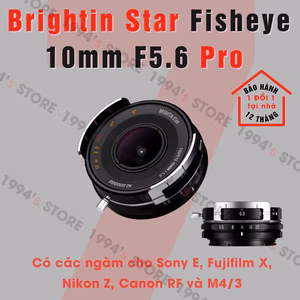Brightin Star 10mm F5.6 Pro – Lens siêu rộng siêu nhỏ gọn