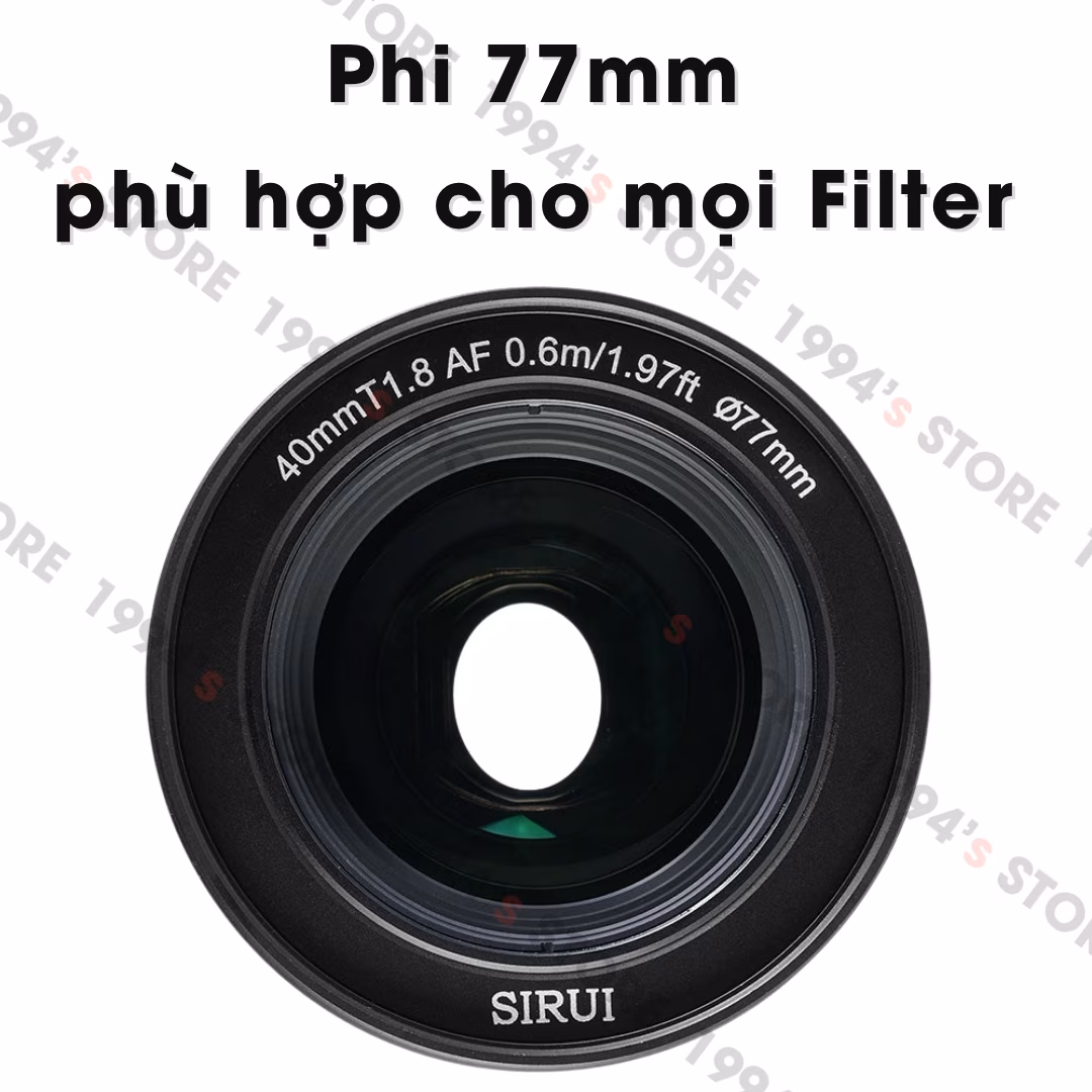 Sirui 40mm T1.8 AF 1.33X Anamorphic Cine Super35