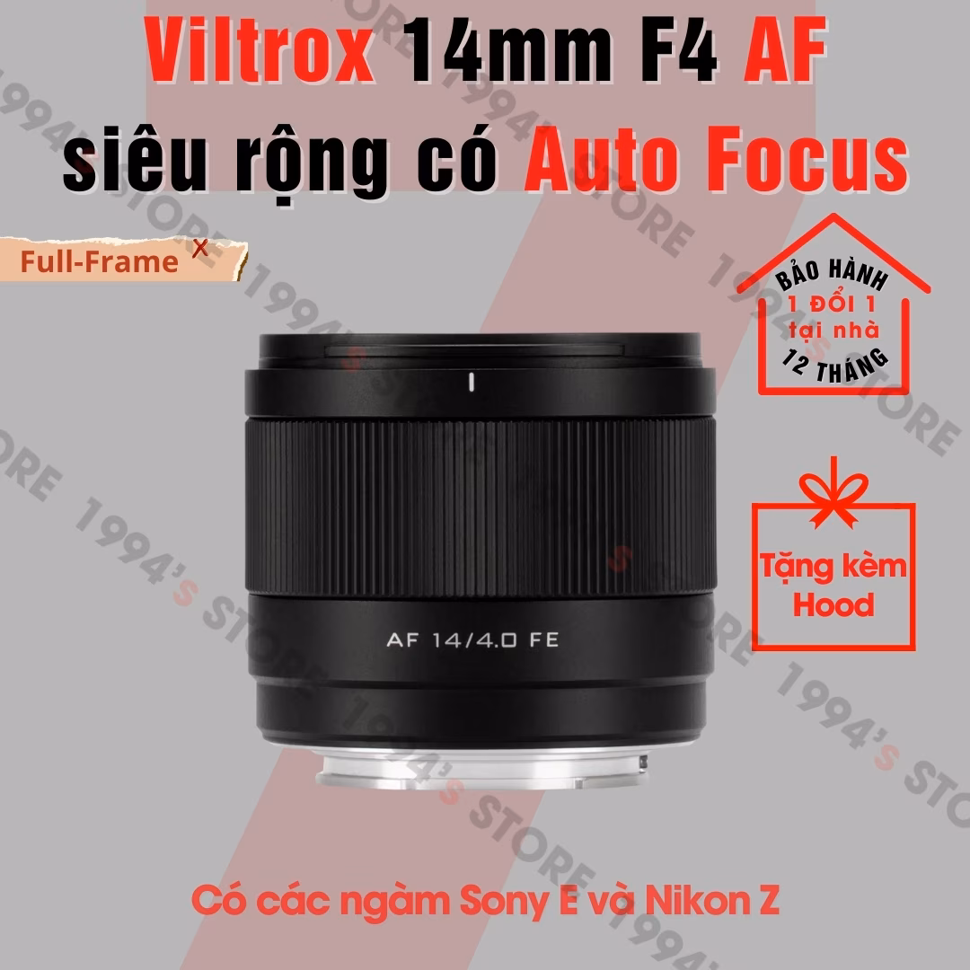 Viltrox AF 14mm F4 lens siêu rộng nhỏ gọn dành cho Full-Frame