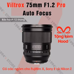 Viltrox 75mm F1.2 Pro Auto Focus – Lens chuyên chân dung