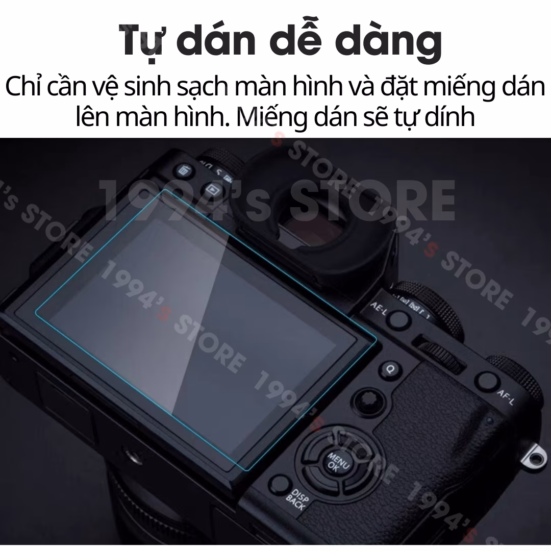 Kính cường lực cho máy ảnh Canon EOS M