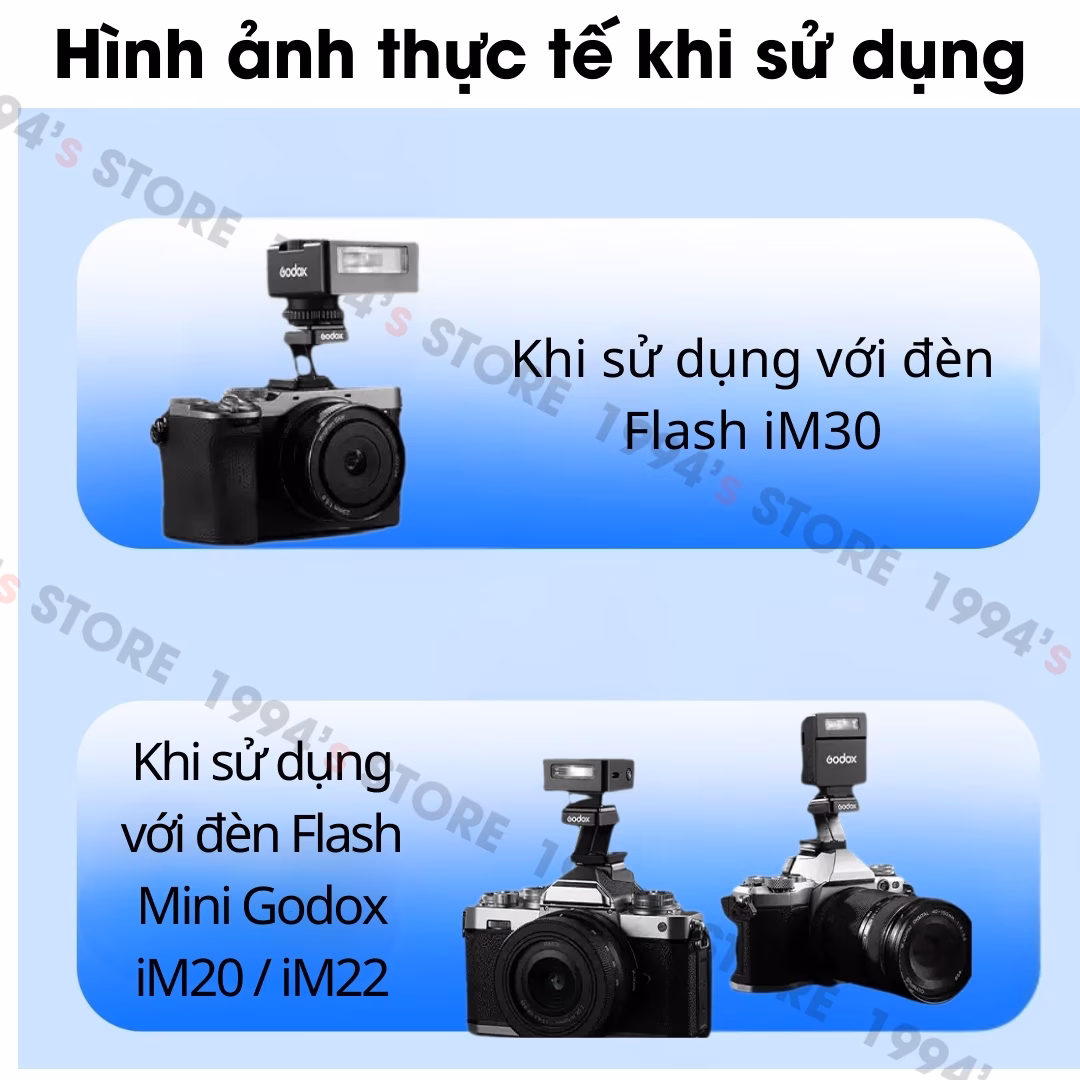 Godox FS-R Hotshoe Riser – Đế nâng chân điều chỉnh linh hoạt 90 độ dùng cho các đèn Flash Godox, Ulanzi, Medalight