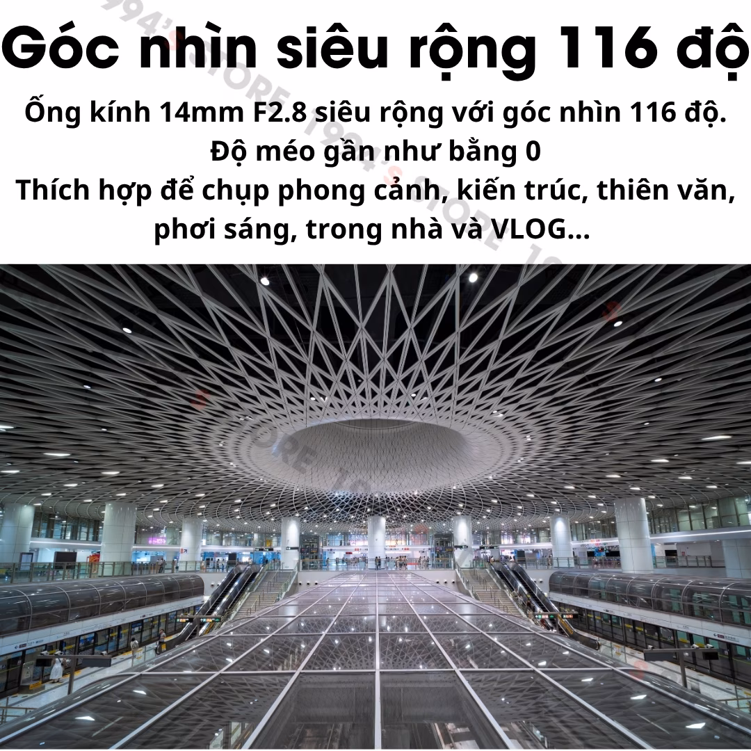 7Artisans 14mm F2.8 ASPH – Siêu rộng KHÔNG MÉO cho Full-Frame