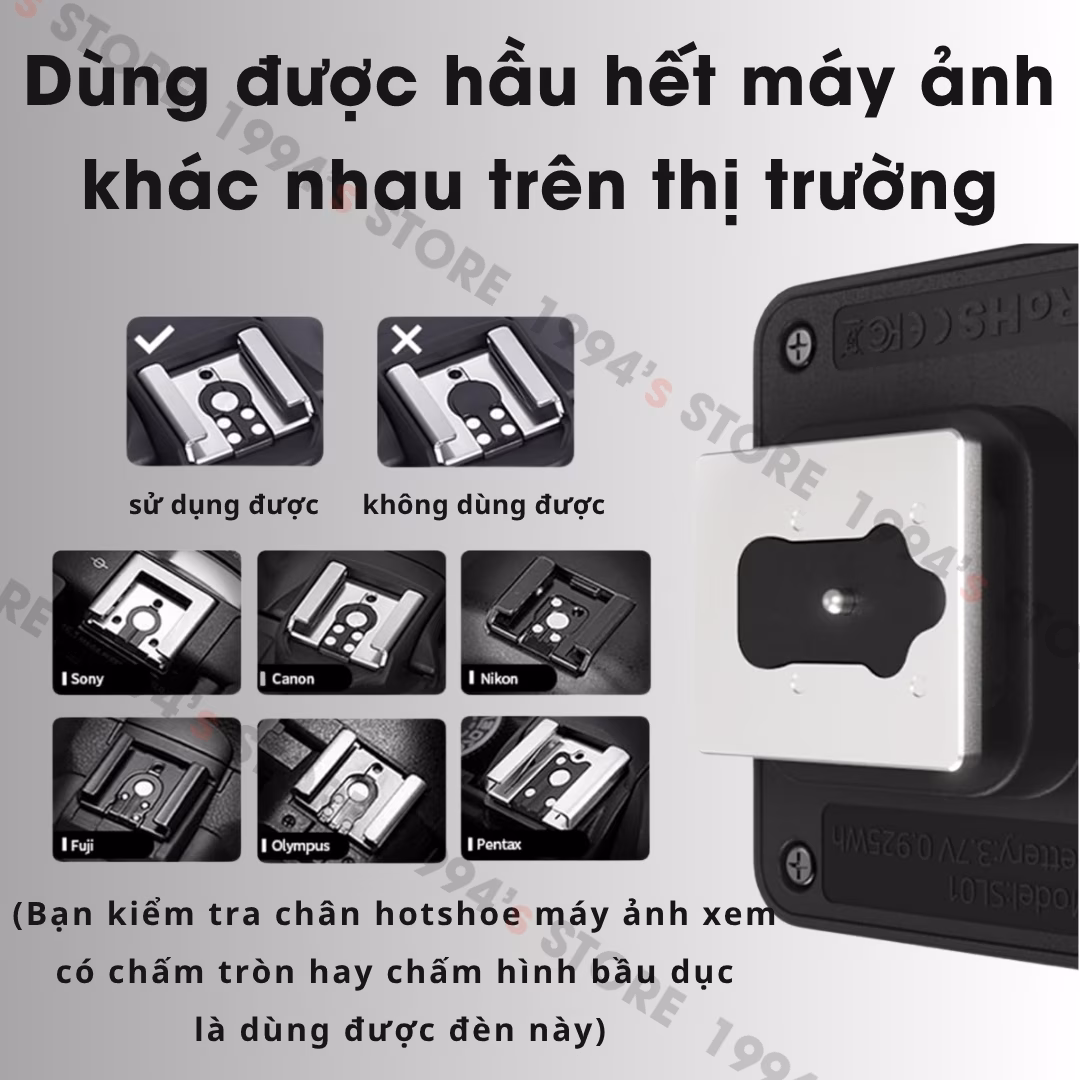 Đèn Flash và Led Ulanzi SL03 – Đèn Mini Flash Led