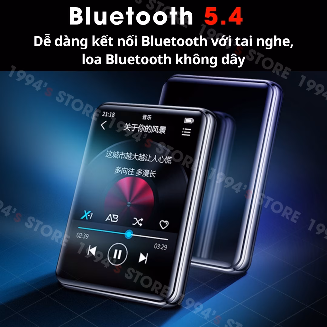 Máy nghe nhạc cảm ứng giá rẻ Benjie X5