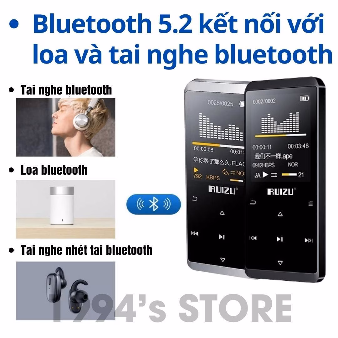 Máy Nghe Nhạc Ruizu D02