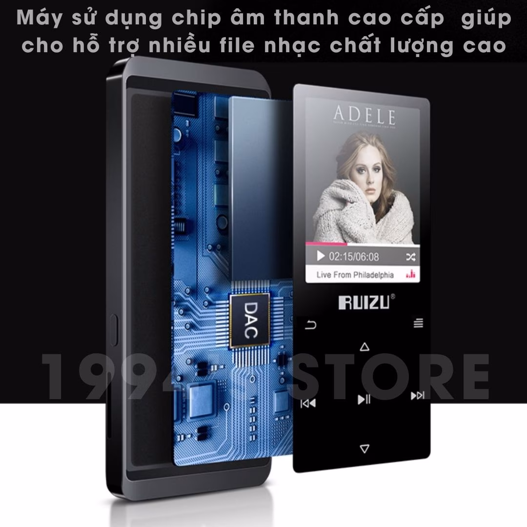 Máy Nghe Nhạc Ruizu D02