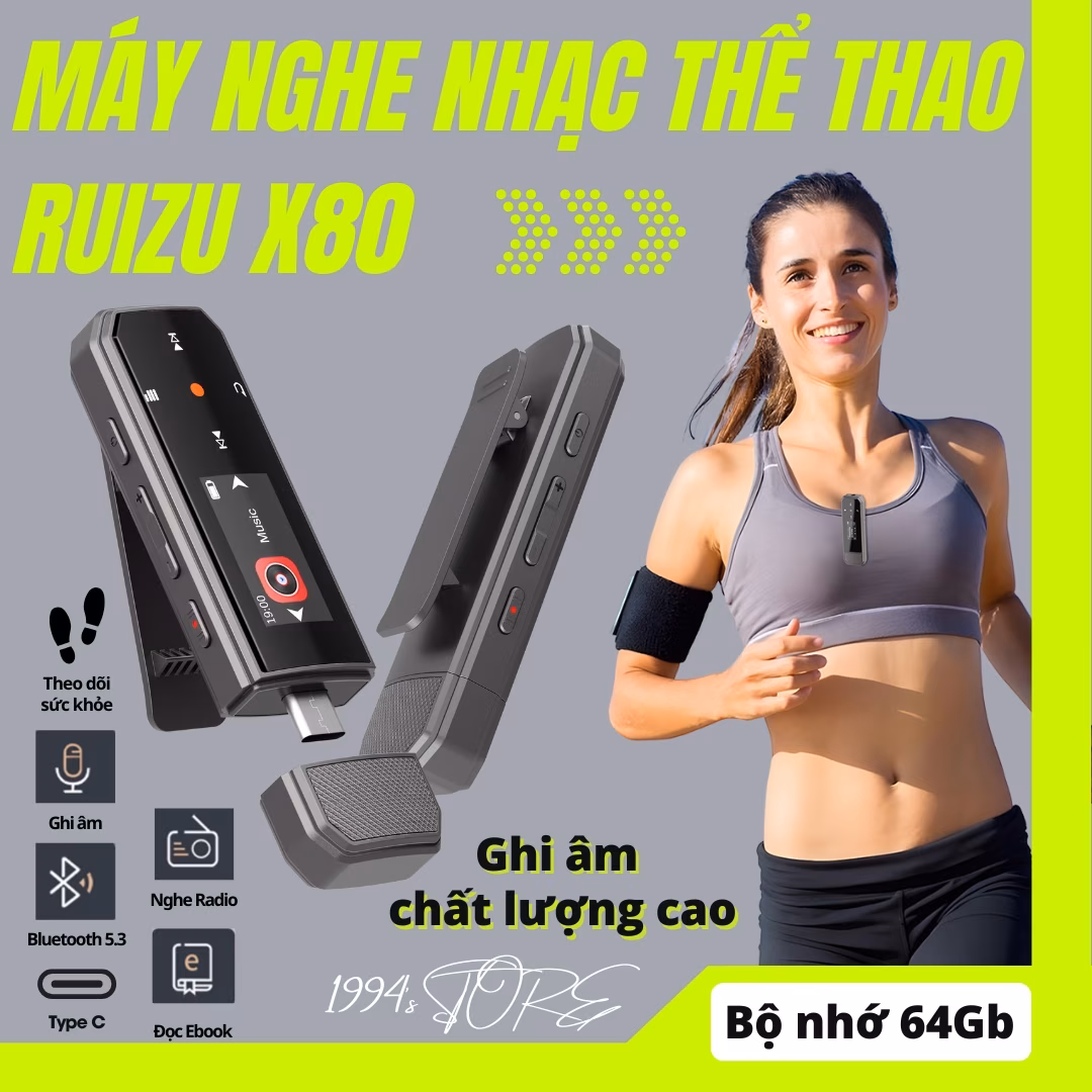 Máy nghe nhạc Ruizu X80