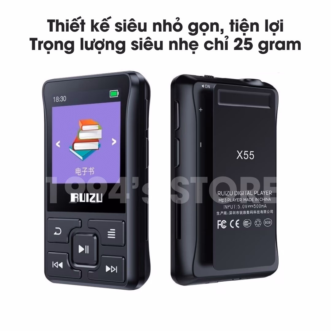 Máy nghe nhạc Ruizu X55