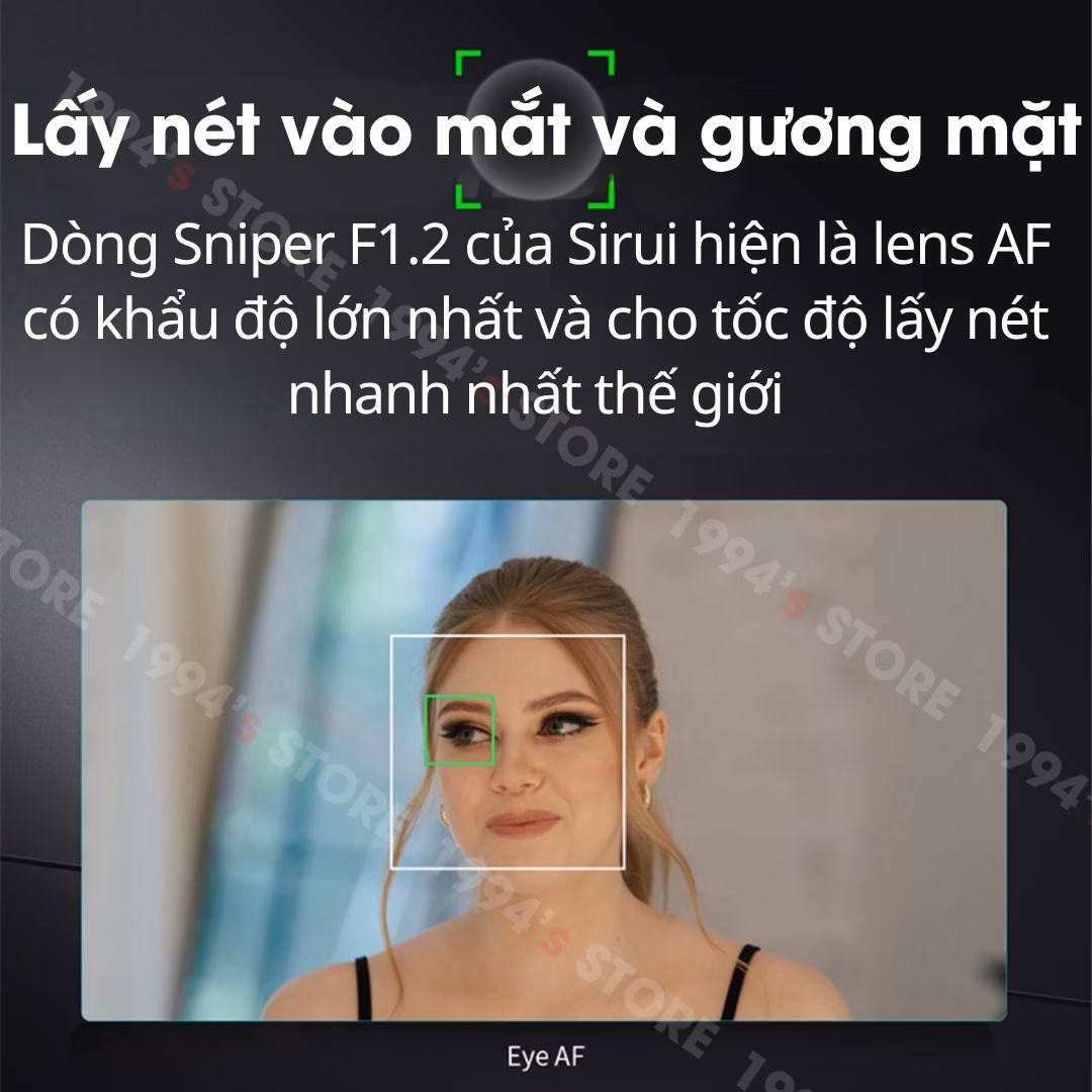 SIRUI 33mm F1.2 Auto Focus – Sirui Sniper AF