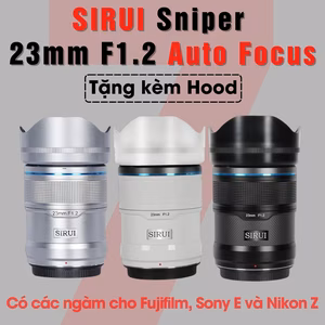 SIRUI 23mm F1.2 Auto Focus – Sirui Sniper AF