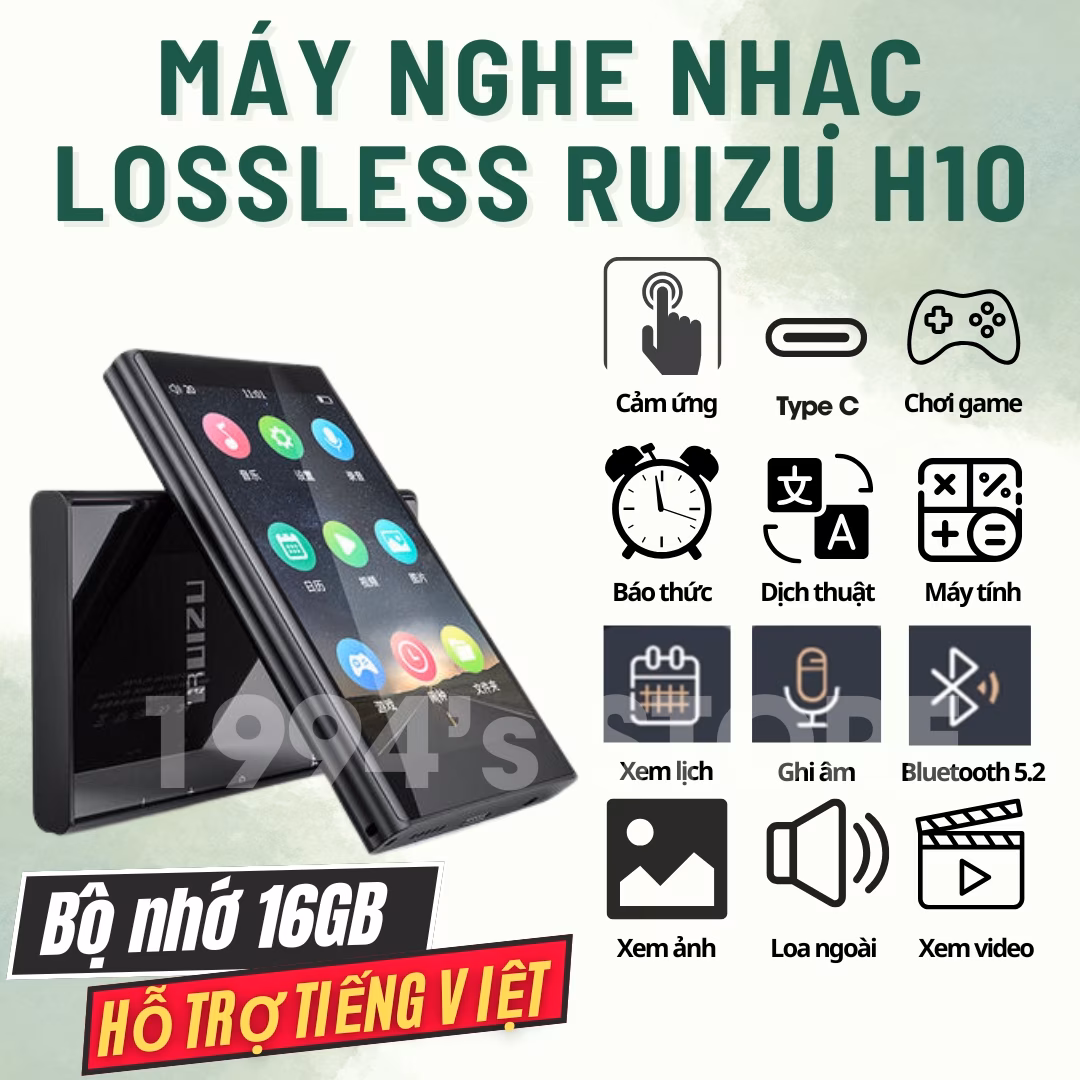 Máy Nghe Nhạc Ruizu H10