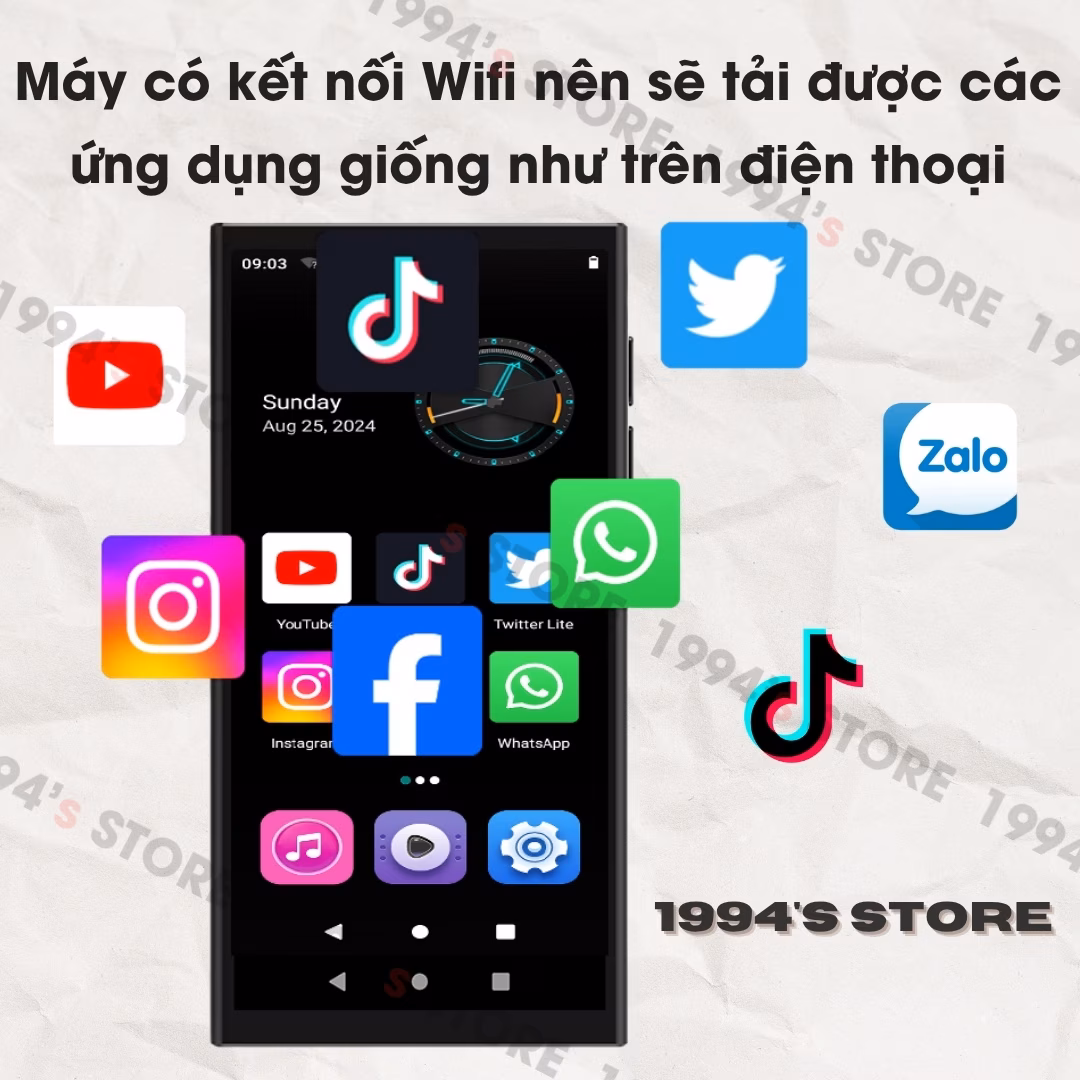 Máy Nghe Nhạc Ruizu Z90 NEW VERSION