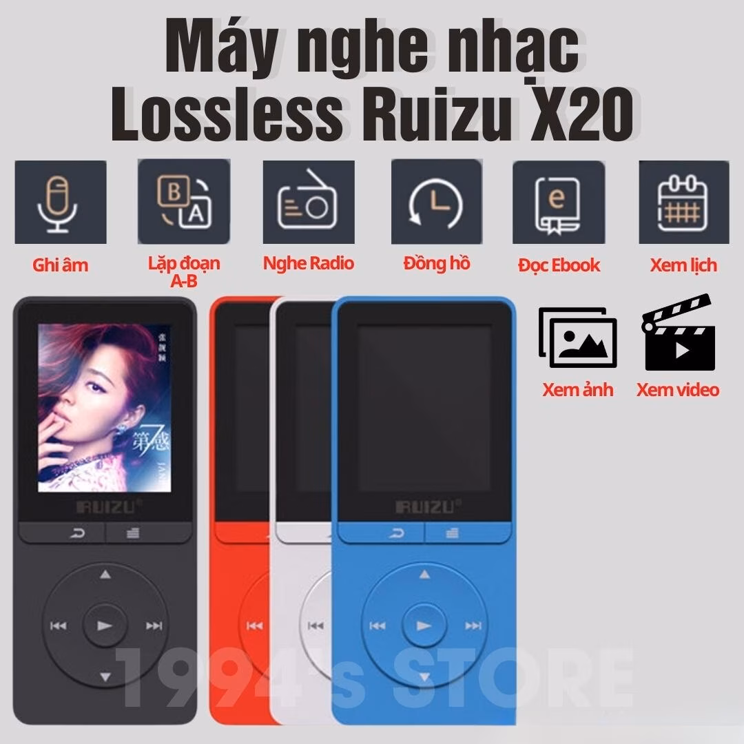 Máy nghe nhạc Ruizu X20