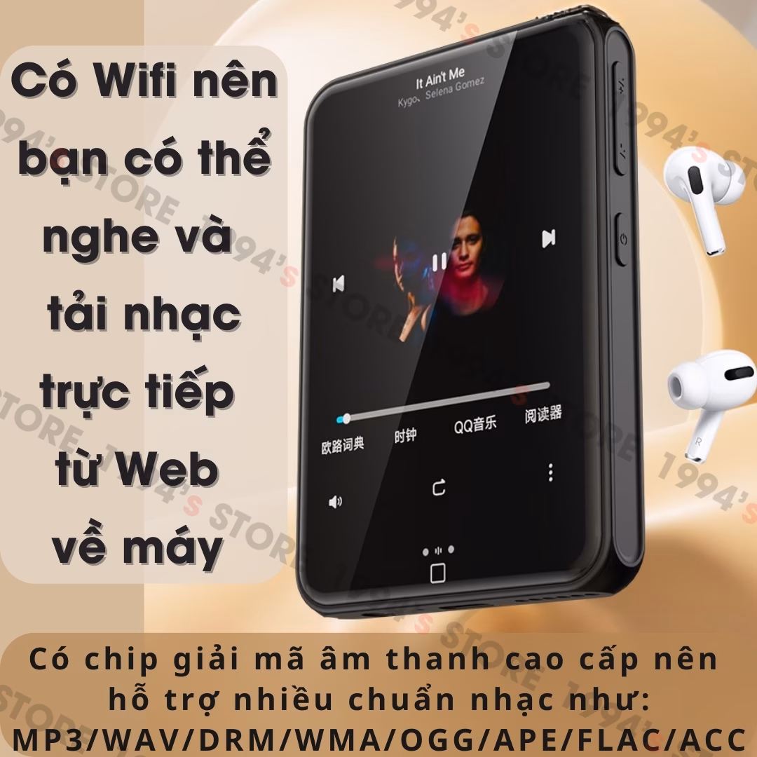 Ruizu D60/D60s Máy Nghe Nhạc Android MP3/MP4/MP5