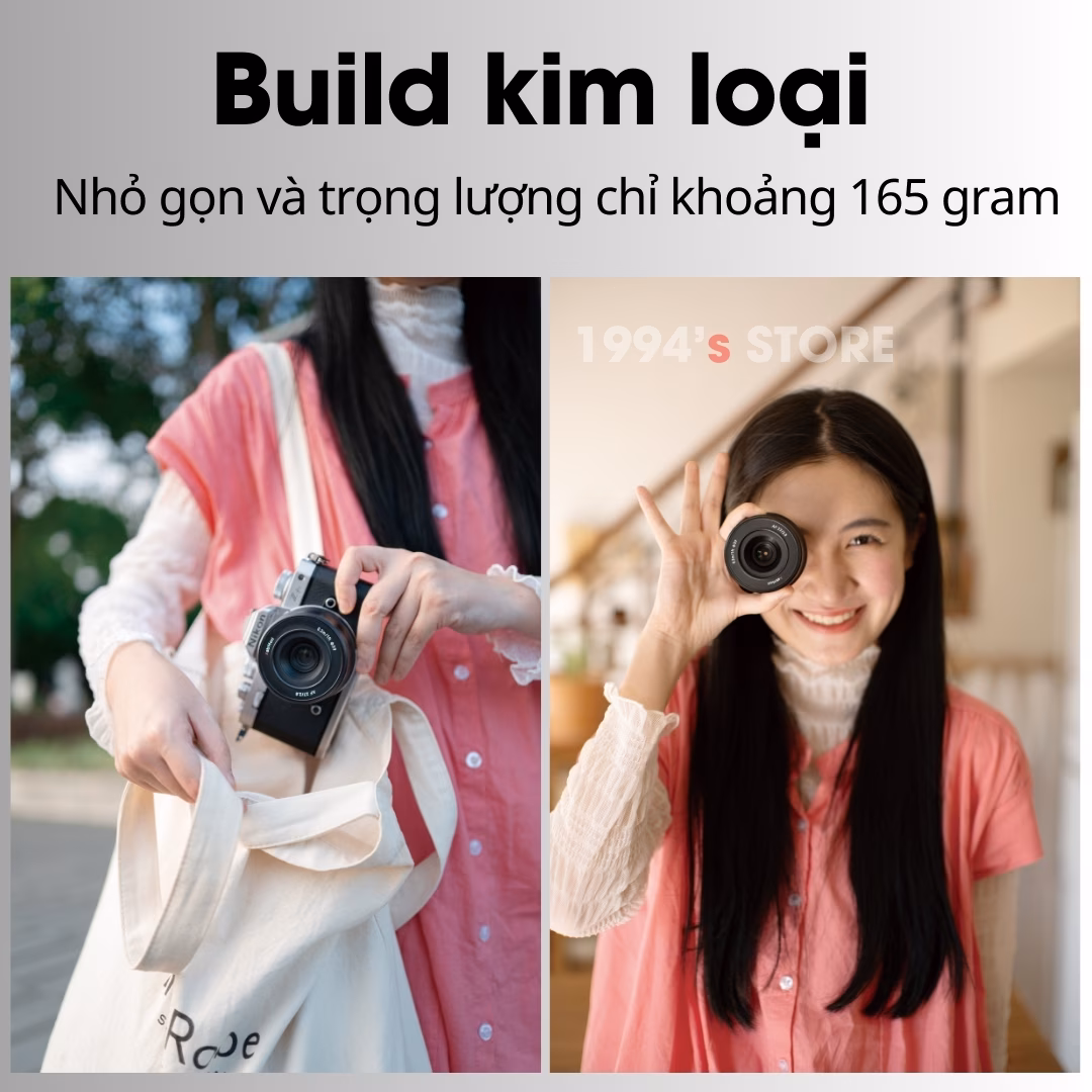 AstrHori AF 27mm F2.8 Auto Focus – Lens đa dụng lấy nét tự động nhỏ gọn