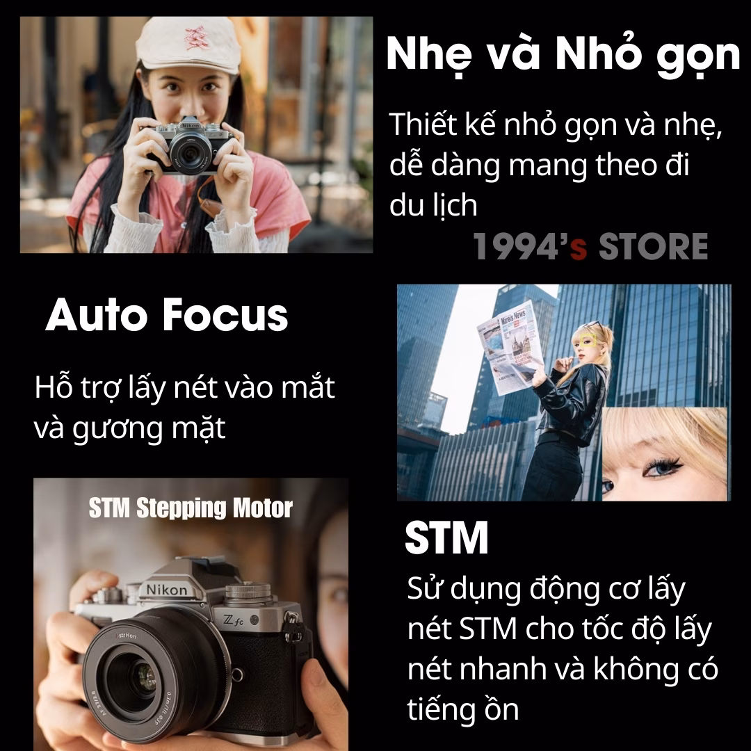 AstrHori AF 27mm F2.8 Auto Focus – Lens đa dụng lấy nét tự động nhỏ gọn