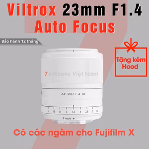 Viltrox 23mm F1.4  AutoFocus White Limited Edition (Trắng) – Lens góc rộng đa dụng lấy nét tự động cho Fujifilm