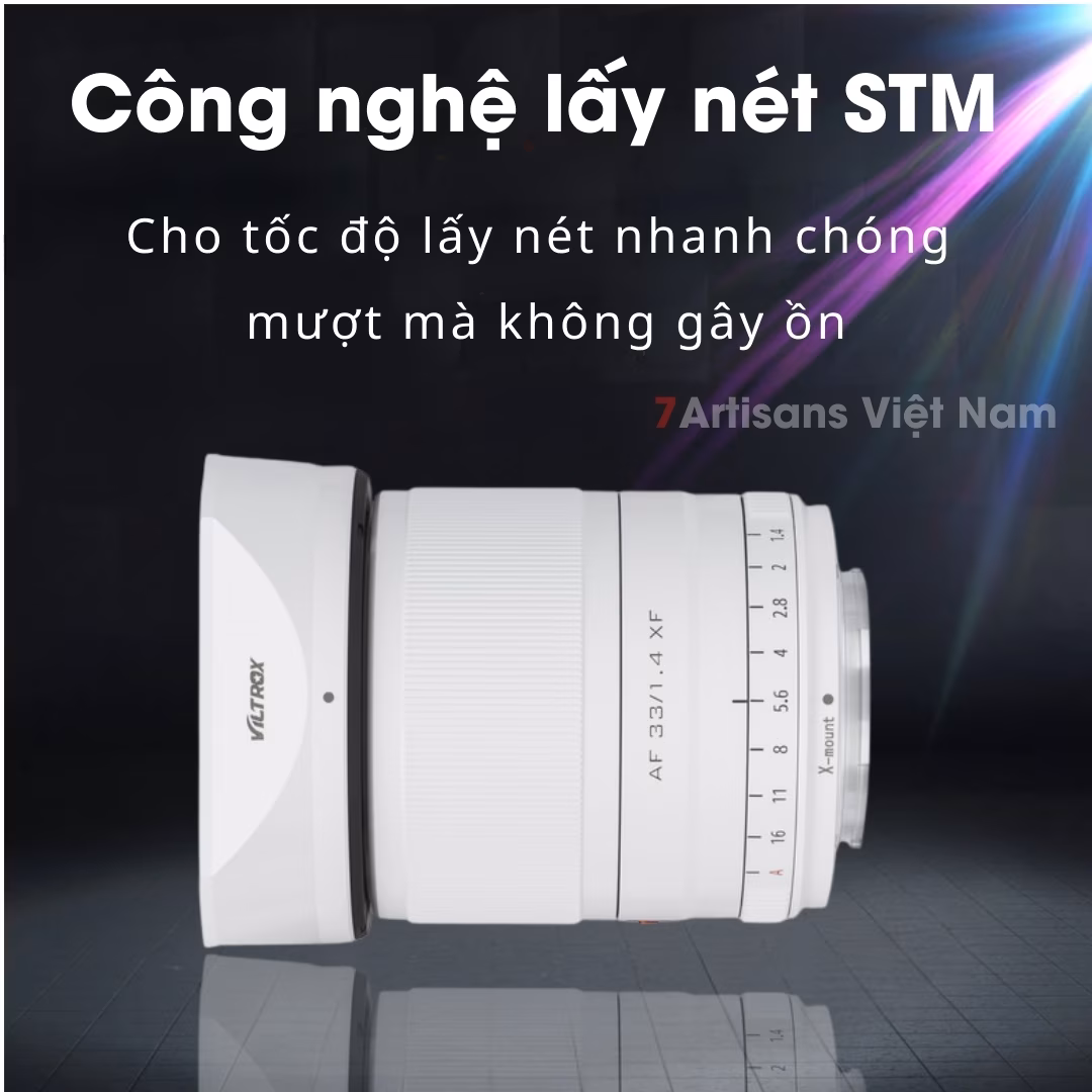 Viltrox 33mm F1.4 Auto Focus White Limited Edition (Trắng) – Lens đa dụng lấy nét tự động dành cho Fujfilm