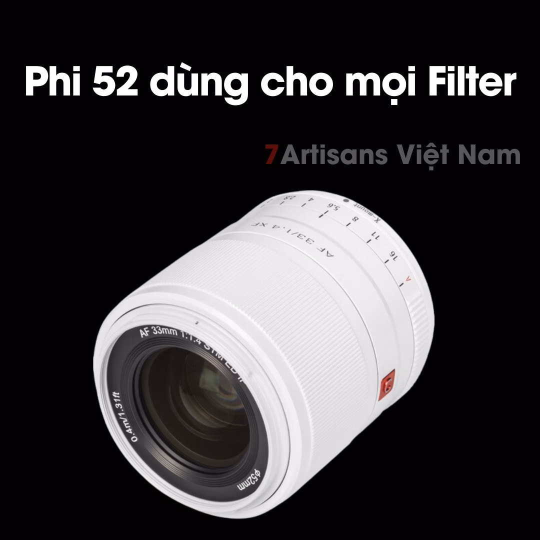 Viltrox 33mm F1.4 Auto Focus White Limited Edition (Trắng) – Lens đa dụng lấy nét tự động dành cho Fujfilm