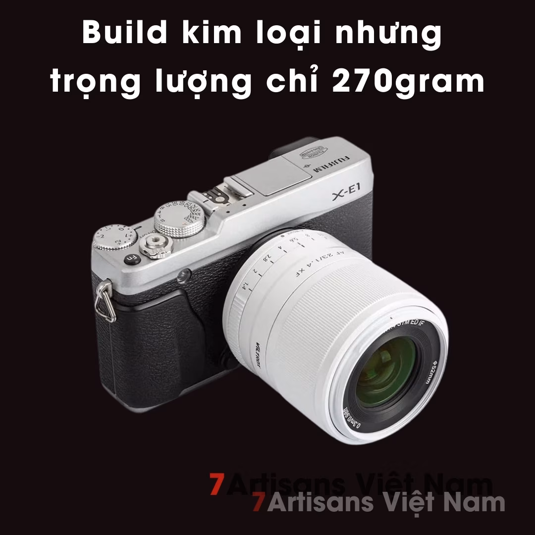 Viltrox 33mm F1.4 Auto Focus White Limited Edition (Trắng) – Lens đa dụng lấy nét tự động dành cho Fujfilm