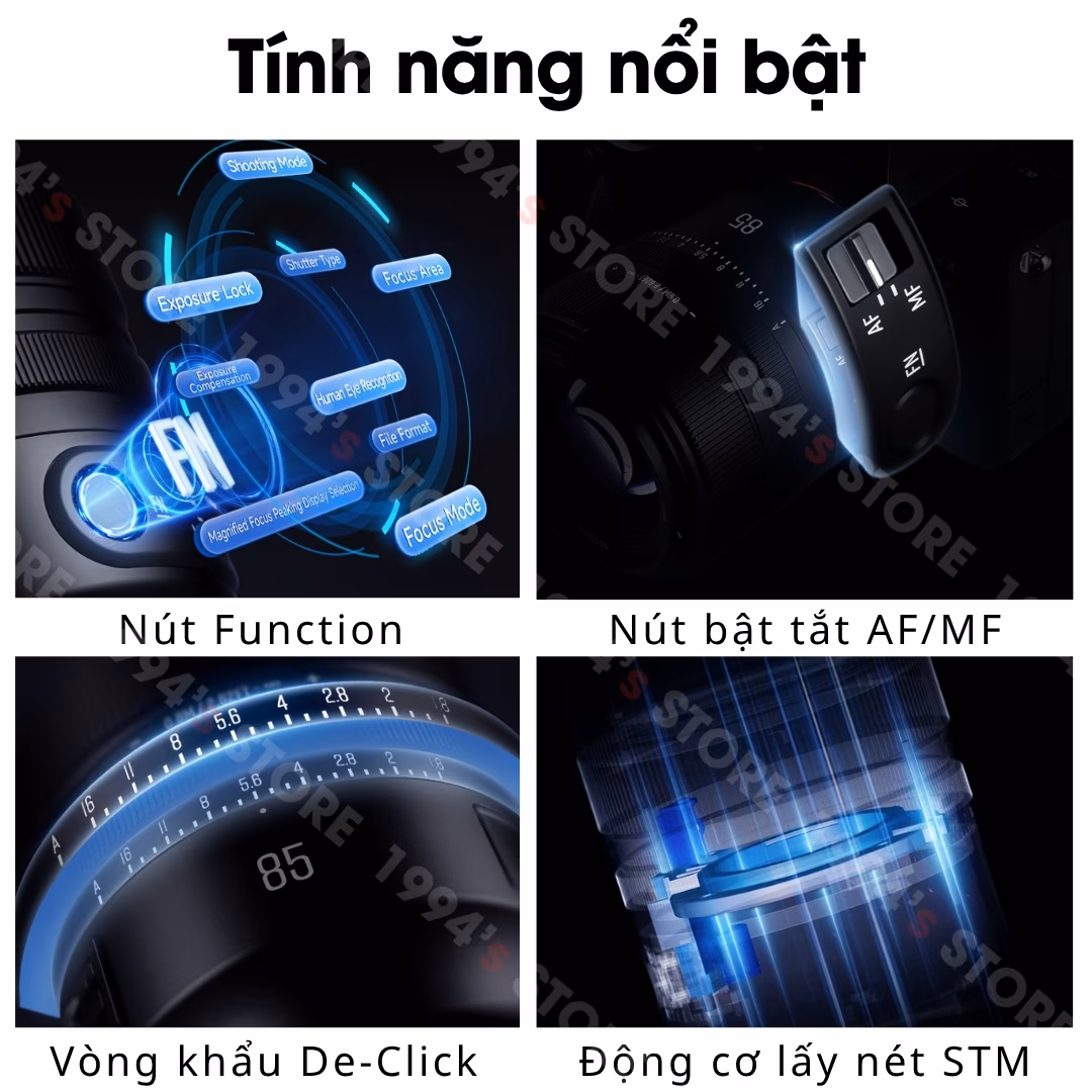 Brightin Star 85mm F1.8 AF – Lens chân dung xóa phông có Auto Focus for Full-Frame