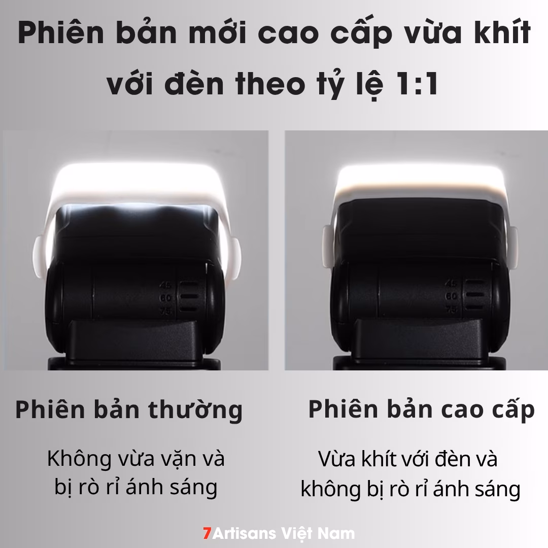 Tản sáng cho đèn Flash Godox TT600/TT685/TT685II/V850/V850II/V850III/V860/V860II/V860III, Yongnuo 560II/565EX, 580EXII