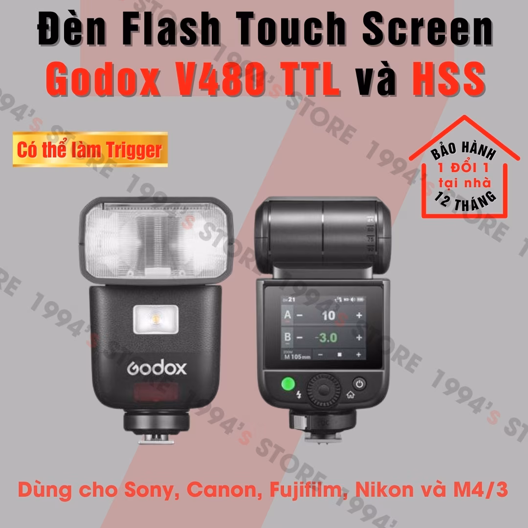 Đèn Flash Godox V480 GN50