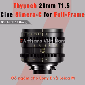 Thypoch 28mm T1.5 Cine Simera-C for Full-Frame
