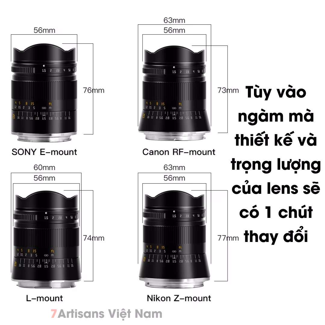 TTArtisan 21mm F1.5 Lens góc rộng Full Frame cho Leica M – Tặng kèm Hood
