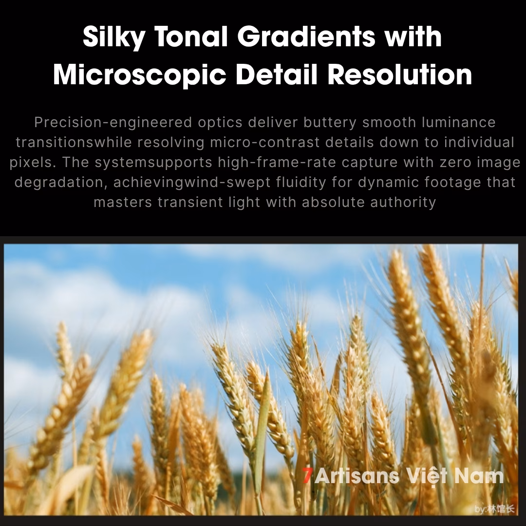 7Artisans 50mm T2.1 – Cine Lens Infinte Vision for Full-Frame – Có tặng thêm ngàm