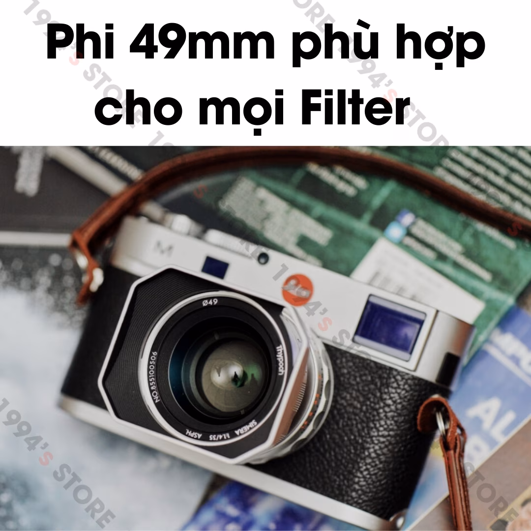 Thypoch Simera 35mm F1.4 ASPH Full-Frame – Có màu Black & Silver