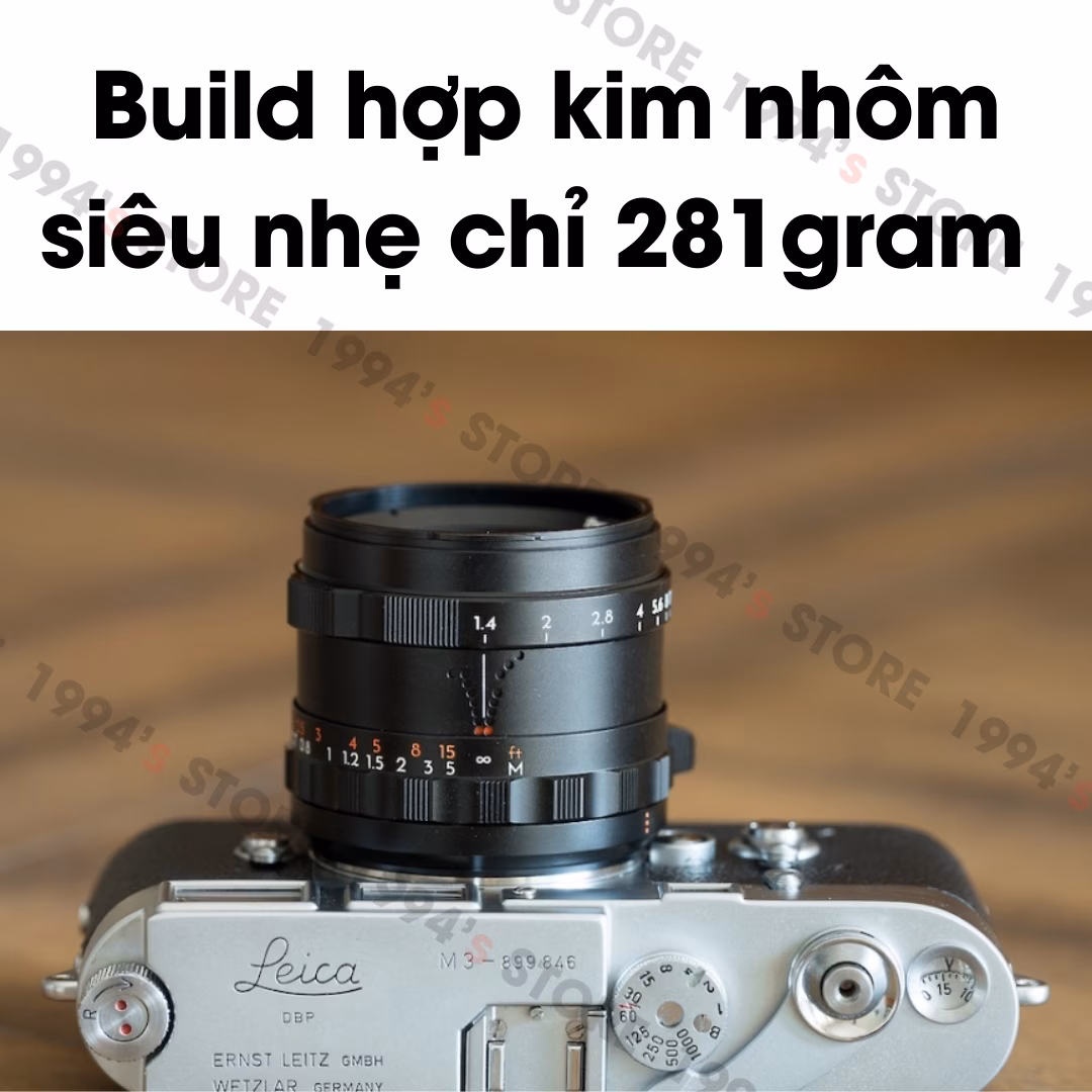Thypoch Simera 50mm F1.4 ASPH Full-Frame – Có màu Black và Silver