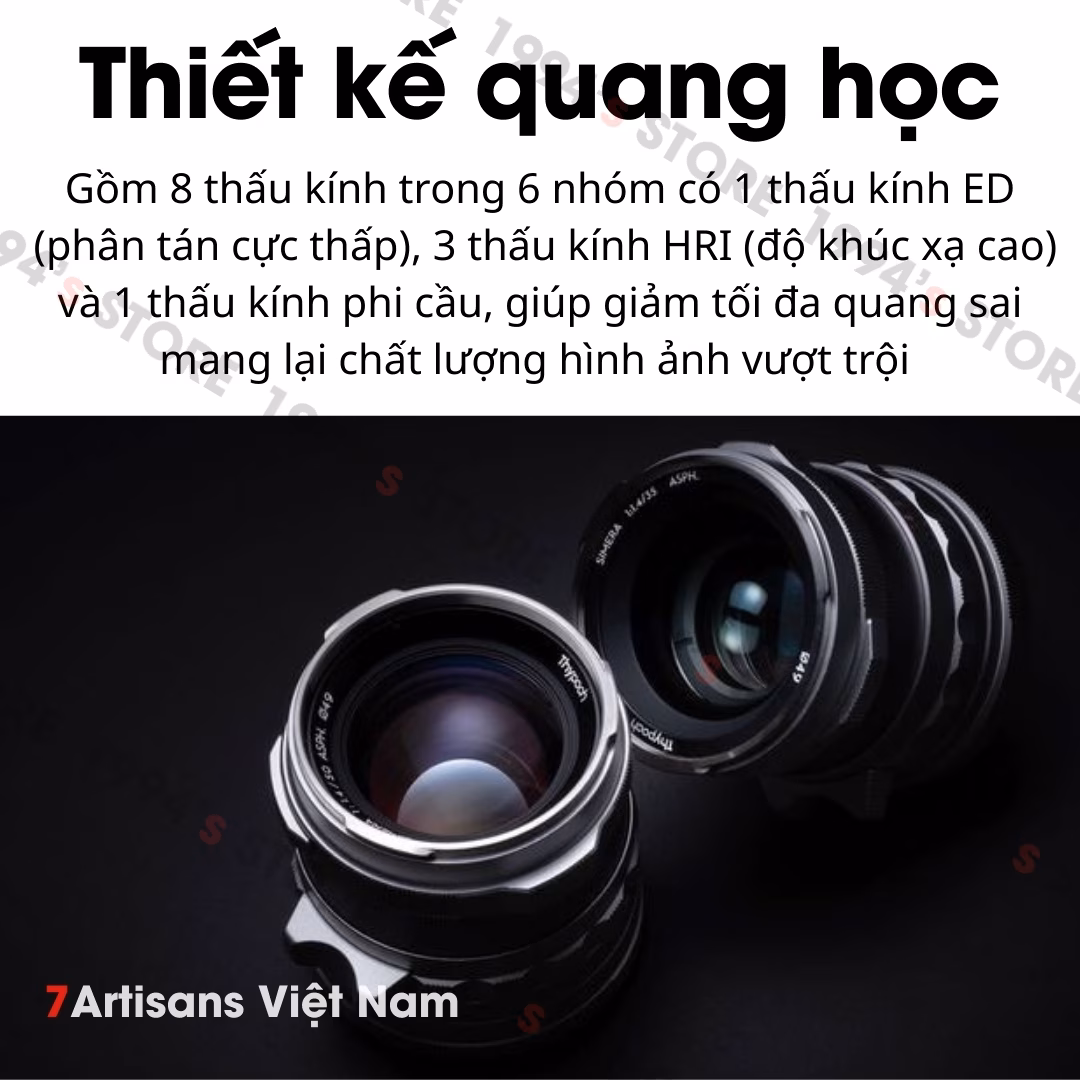 Thypoch Simera 50mm F1.4 ASPH Full-Frame – Có màu Black và Silver