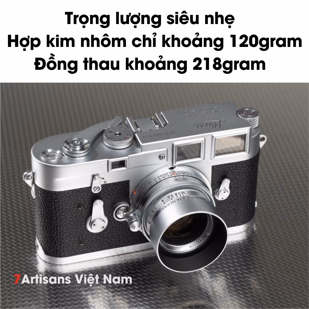 Thypoch Eureka 50mm F2 Full-Frame dành cho Leica M – Có 2 phiên bản hợp kim nhôm và đồng thau
