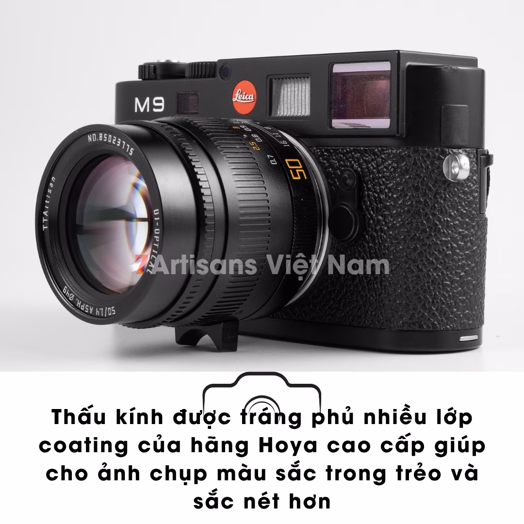 TTArtisan 50mm F1.4 ASPH lens Full-Frame cho Leica M