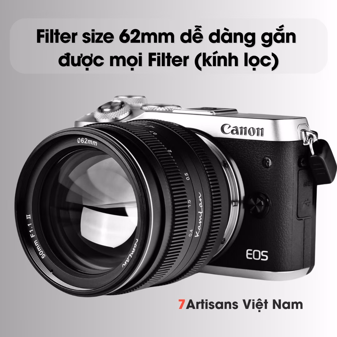 Kamlan 50mm F1.1 Mark II – Lens chân dung xóa phông mù mịt